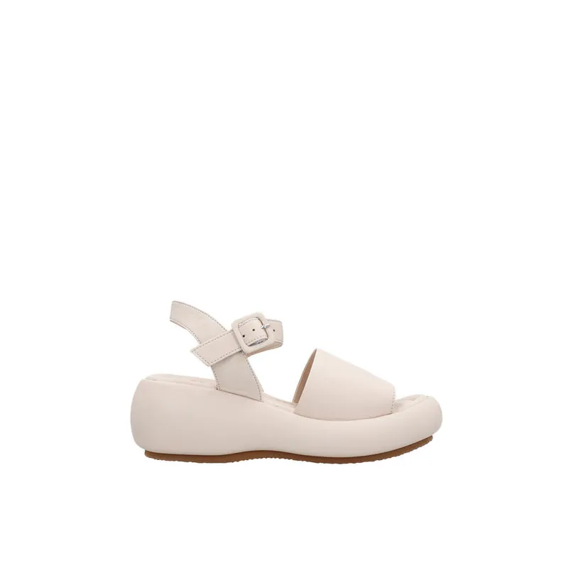 6293160 WOMEN'S FLAT SANDALS- WHITE