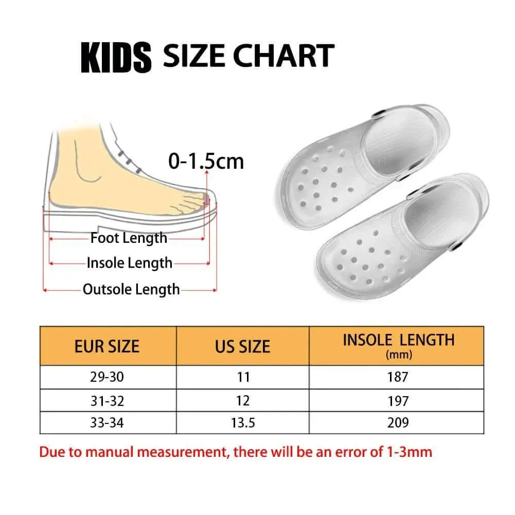 Adults & Kids Taki's 3D Print Clogs Like Crocs Lightweight Shoes