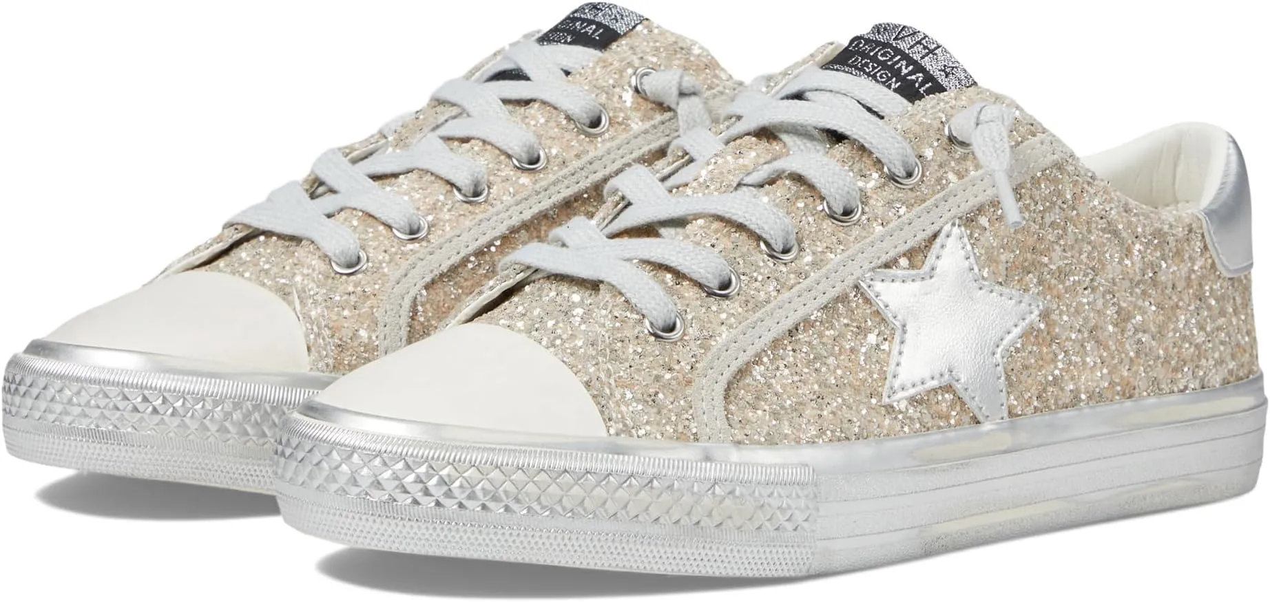 Alive Vintage Havana Sneakers, Silver