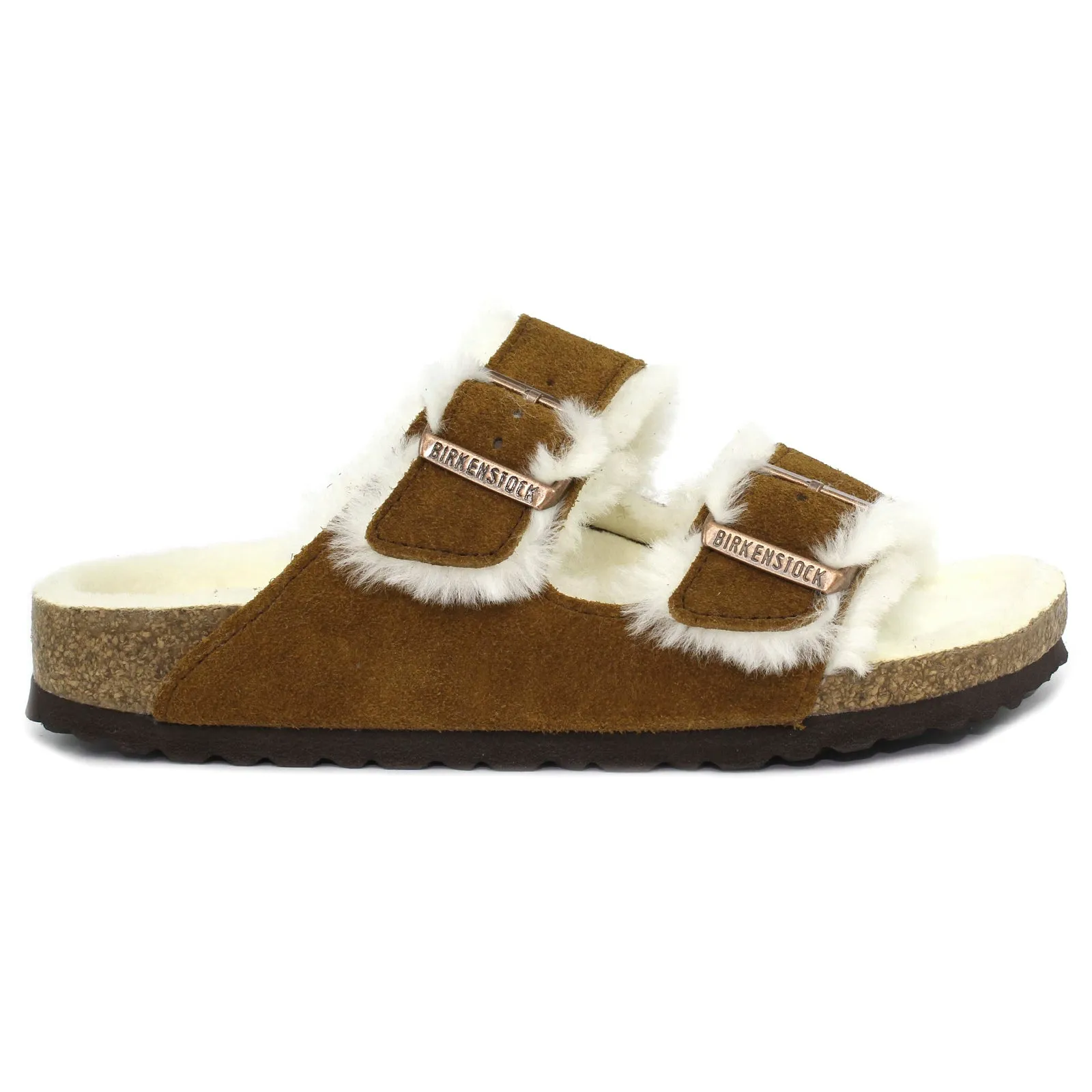 Arizona Shearling Suede Unisex Slides Sandals - UK 7 - US 9 Women / 7 Men - EU 40