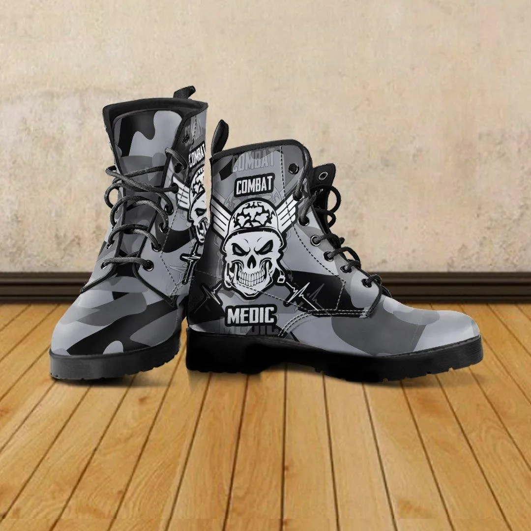 Badass Combat Medic Boots for Bikers