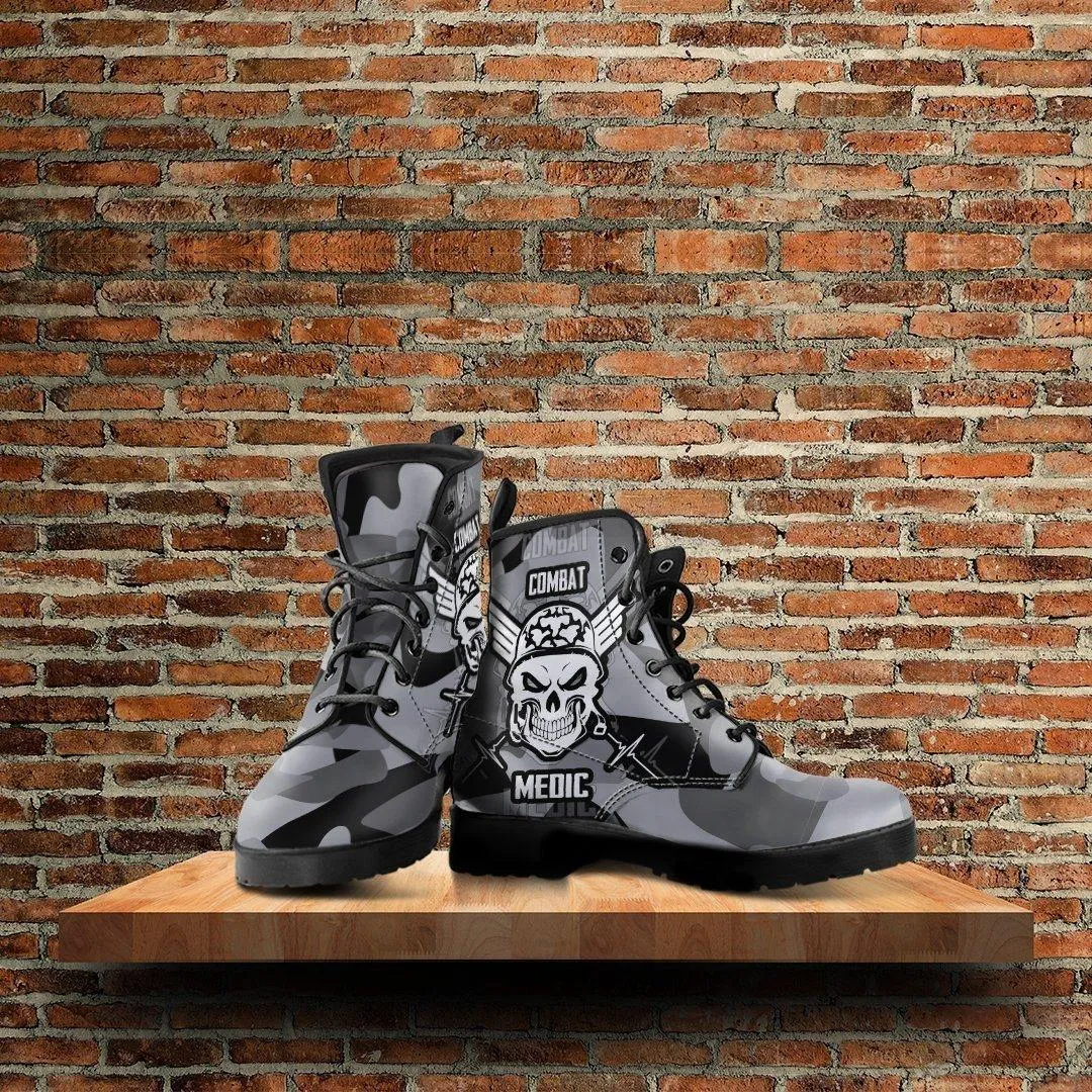 Badass Combat Medic Boots for Bikers