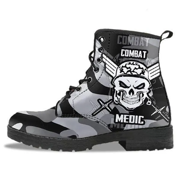 Badass Combat Medic Boots for Bikers