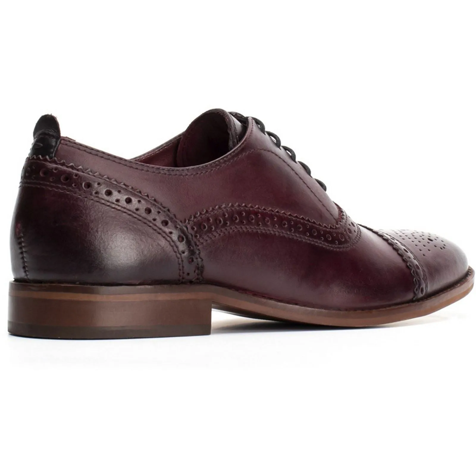 Base London Cast Washed Brogue Shoes