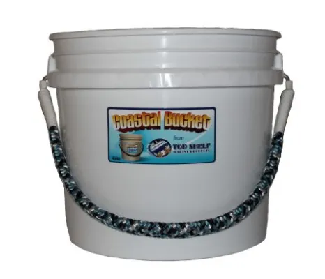 Battlewagon 3.5 Gallon Rope Handled Coastal Bucket