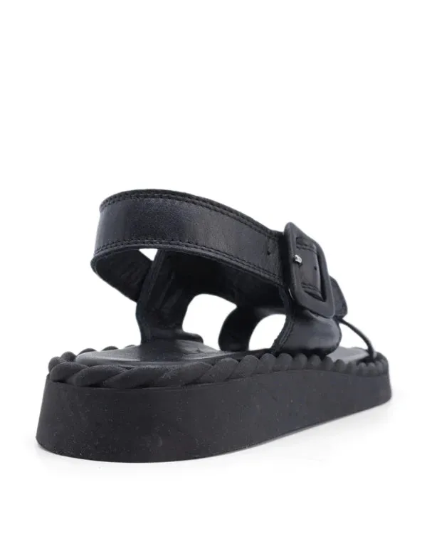 Becky Flat Sandals | Black