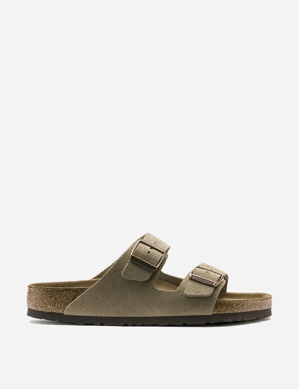 Birkenstock Arizona Sandals Suede (Regular) - Taupe Brown