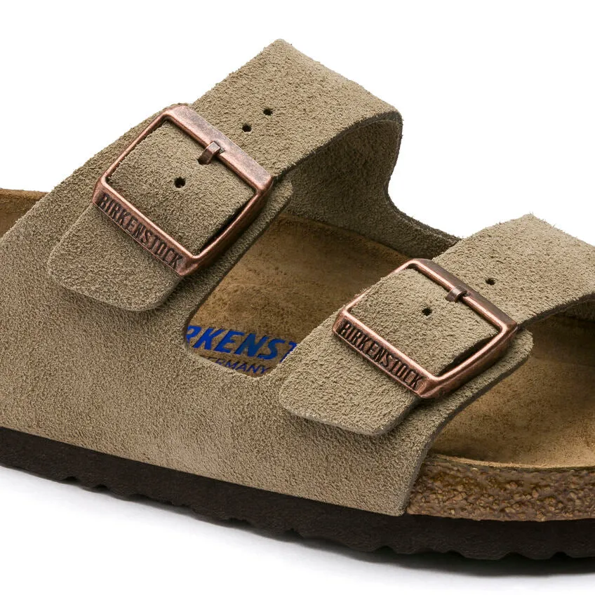 Birkenstock Arizona Soft Footbed - Taupe | Suede 951301