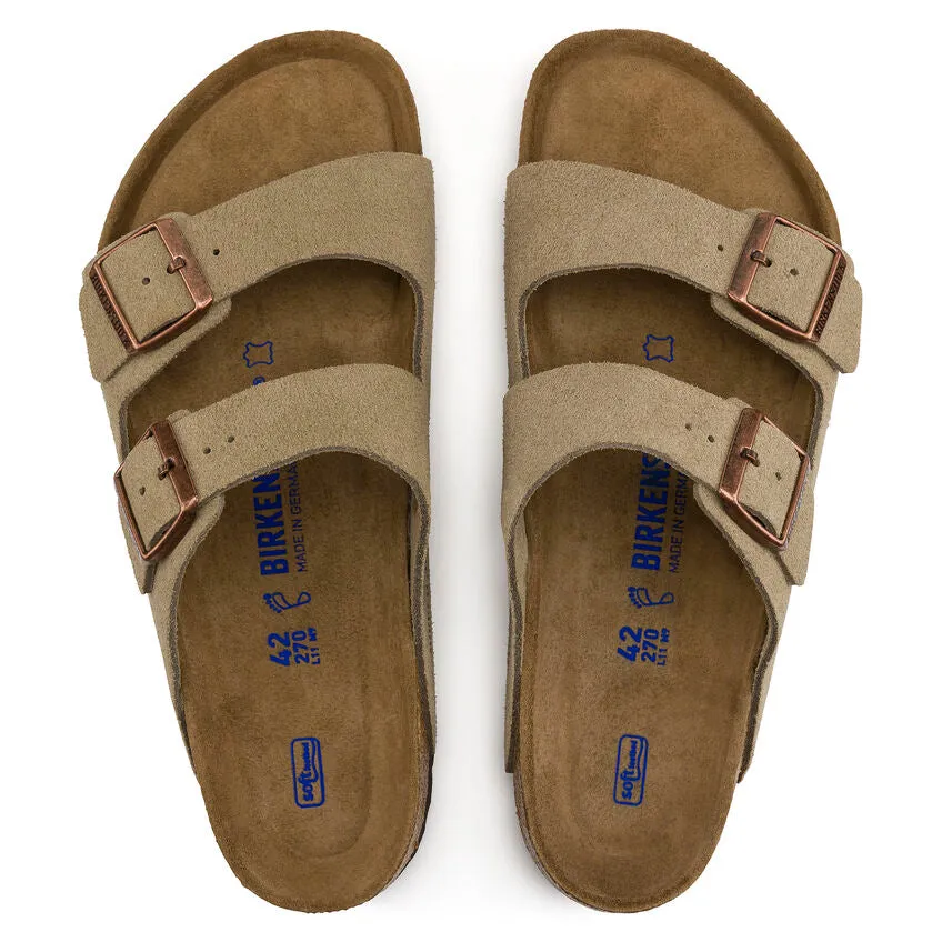 Birkenstock Arizona Soft Footbed - Taupe | Suede 951301