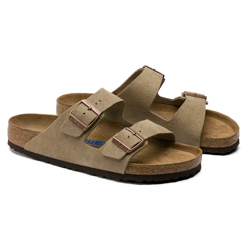 Birkenstock Arizona Soft Footbed - Taupe | Suede 951301