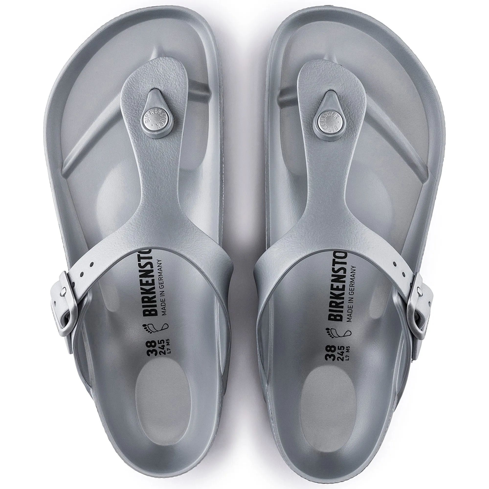 Birkenstock Gizeh EVA metallic silver