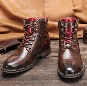 Brixton™ | Handmade Premium Leather Oxford Boots