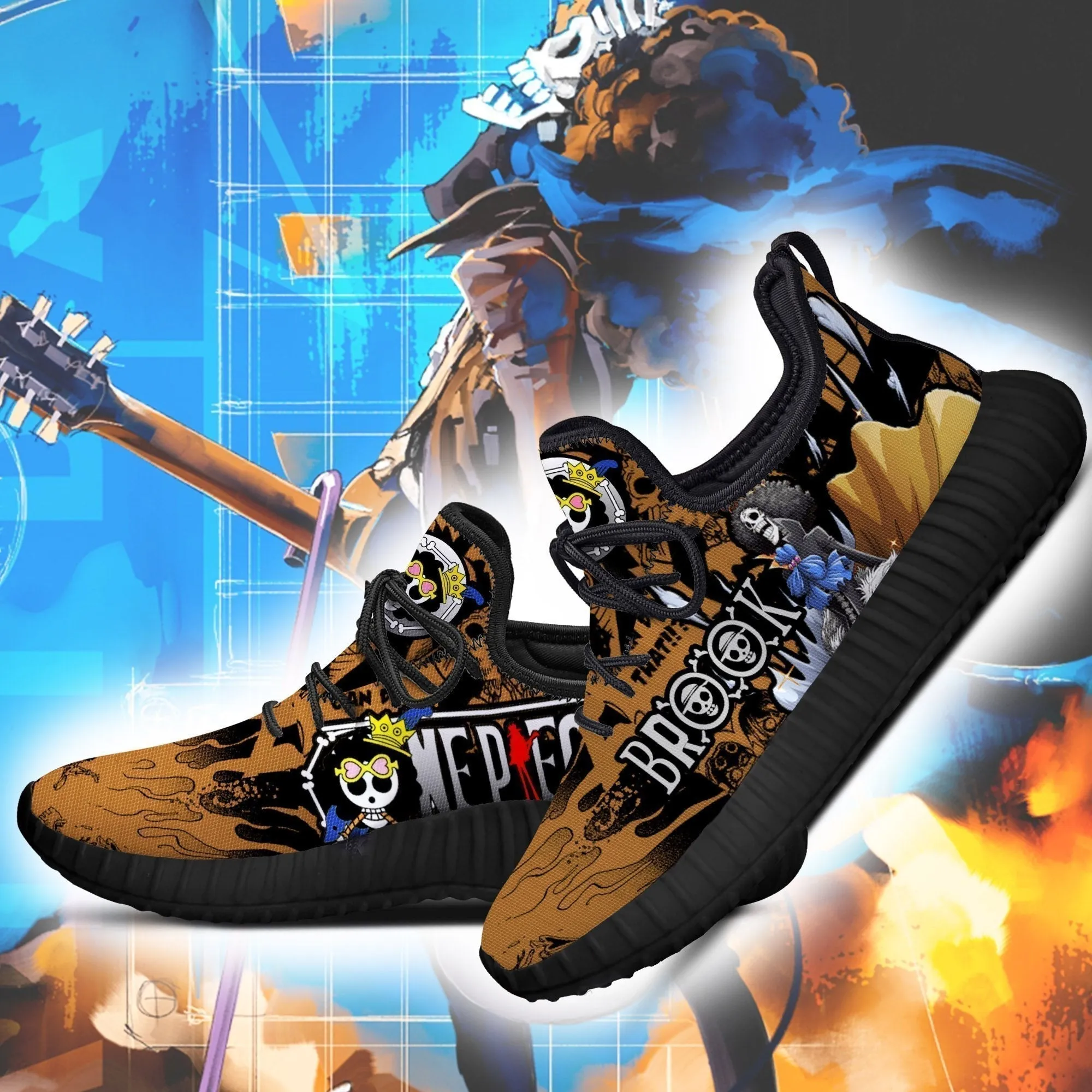 Brook Reze Shoes OP Anime Shoes Fan Gift Idea TT04