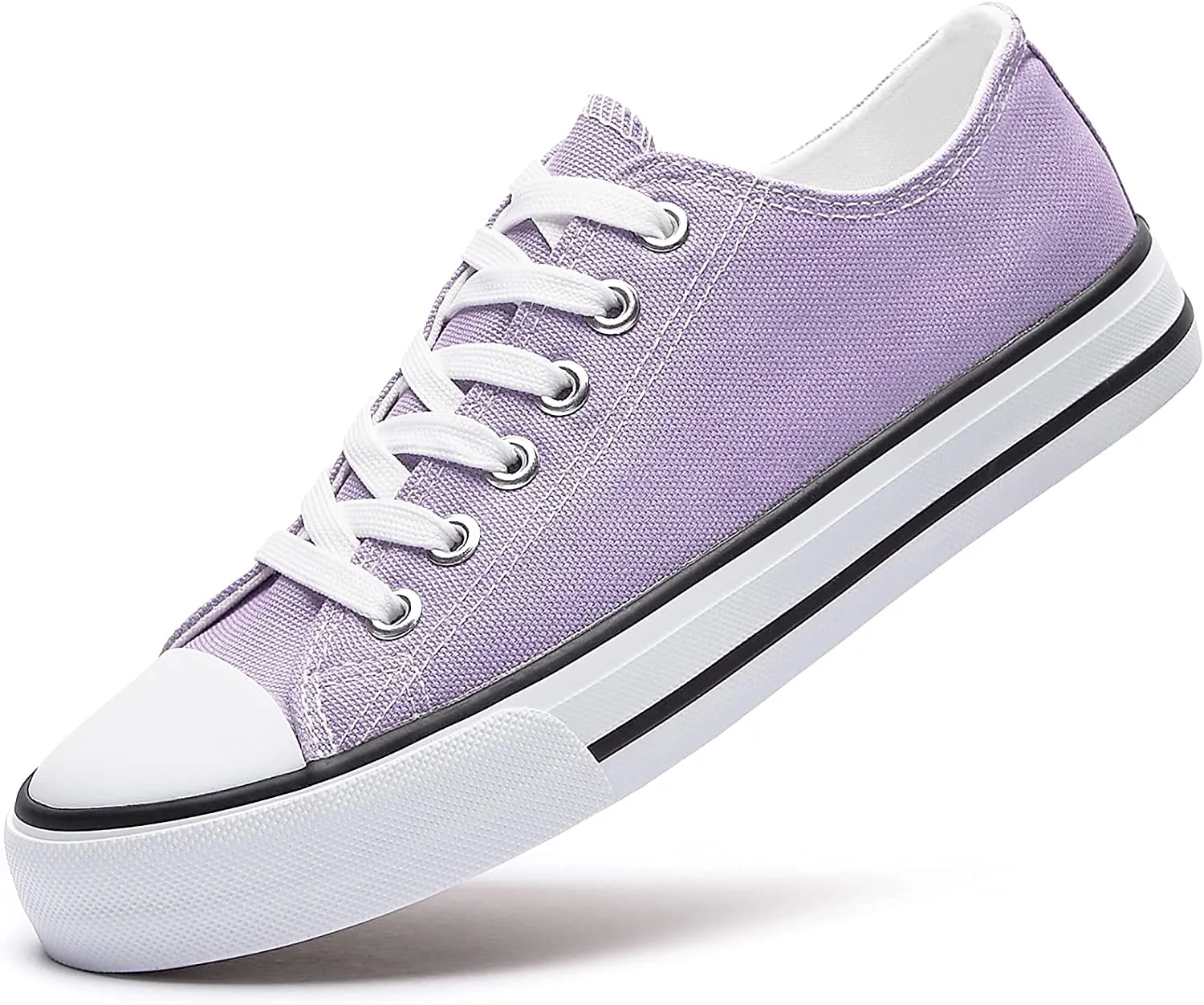 Canvas Pink Dye Lace Up Low Top Casual Shoes