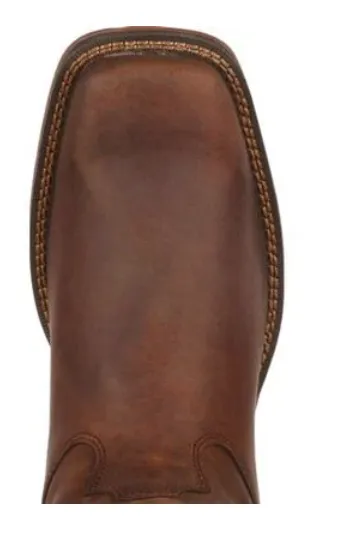 DURANGO MENS REBEL BROWN PULL-ON WESTERN BOOT STYLE DB5444