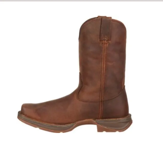 DURANGO MENS REBEL BROWN PULL-ON WESTERN BOOT STYLE DB5444