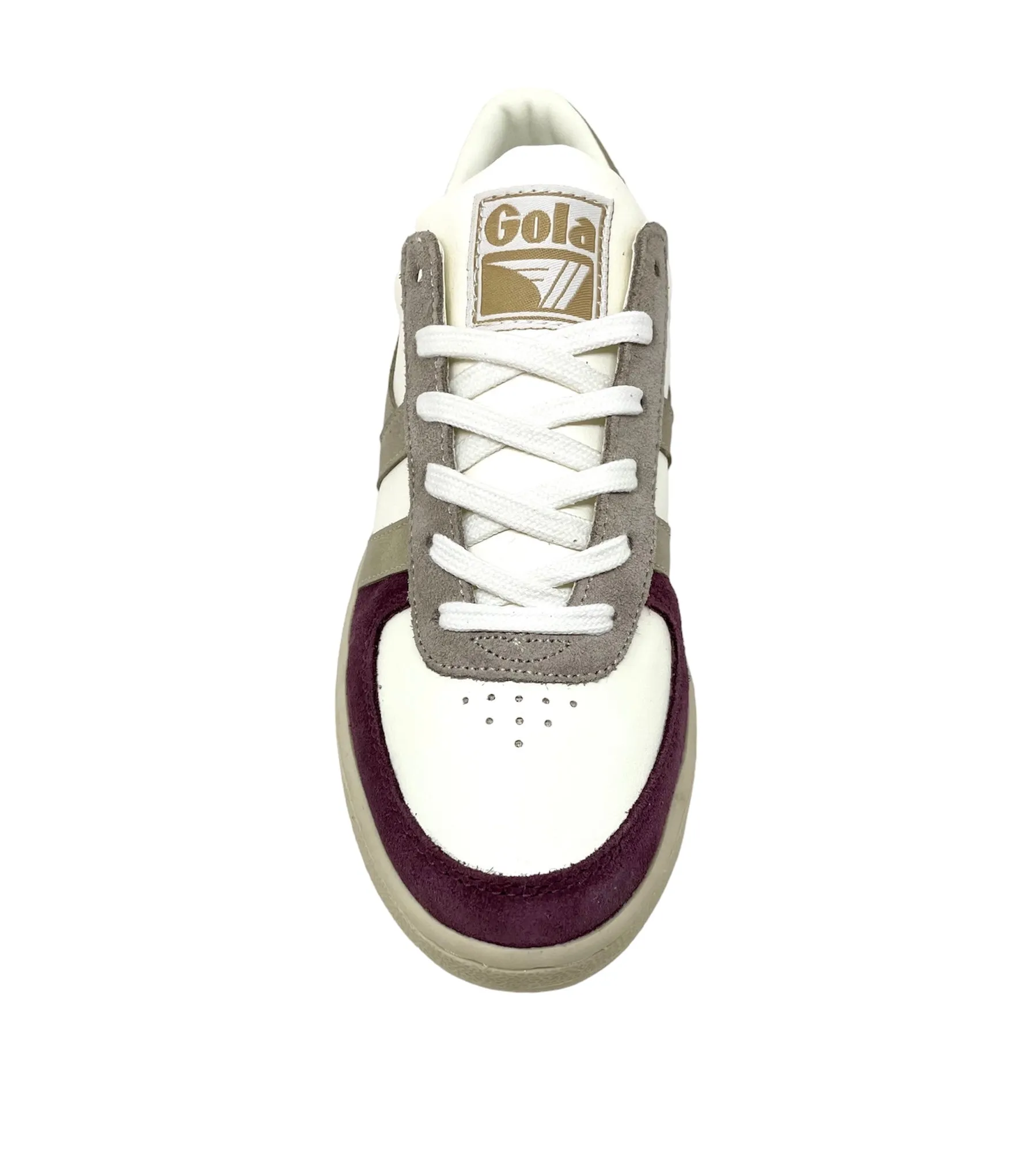 GOLA GRANDSLAM TRIDENT Blanc Rose Sneakers Baskets adulte