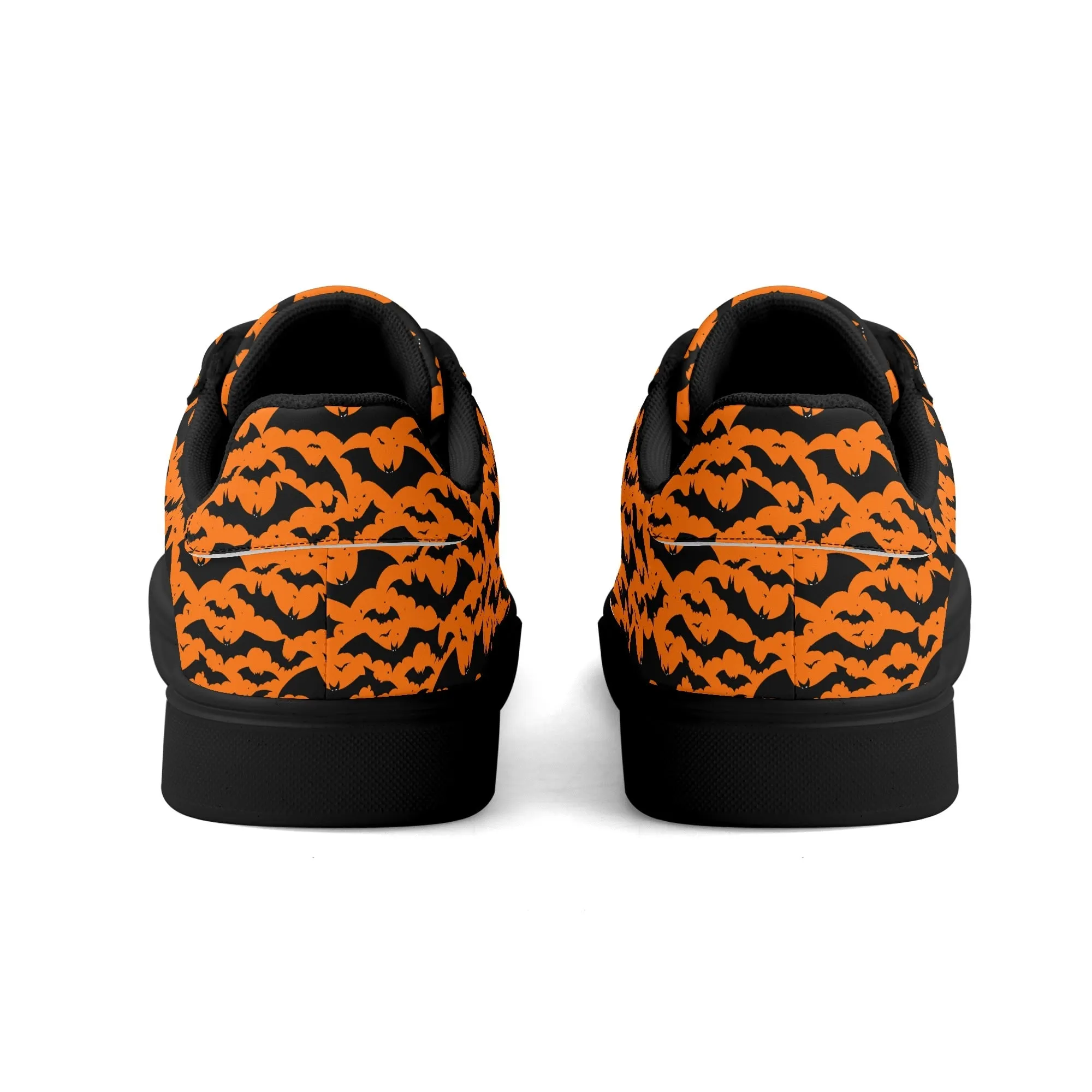 Halloween Bats Adult Lightweight Brand Low Top Leather Shoes