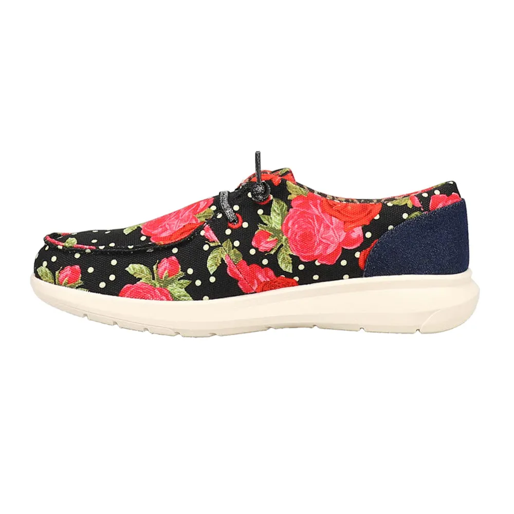 Hilo X Rodeo Quincy Floral Polka Dot Slip On Flats