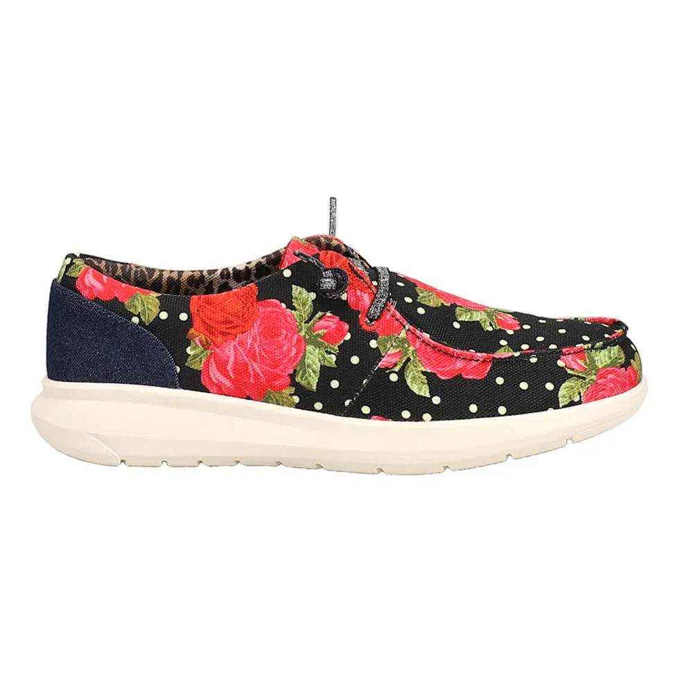 Hilo X Rodeo Quincy Floral Polka Dot Slip On Flats