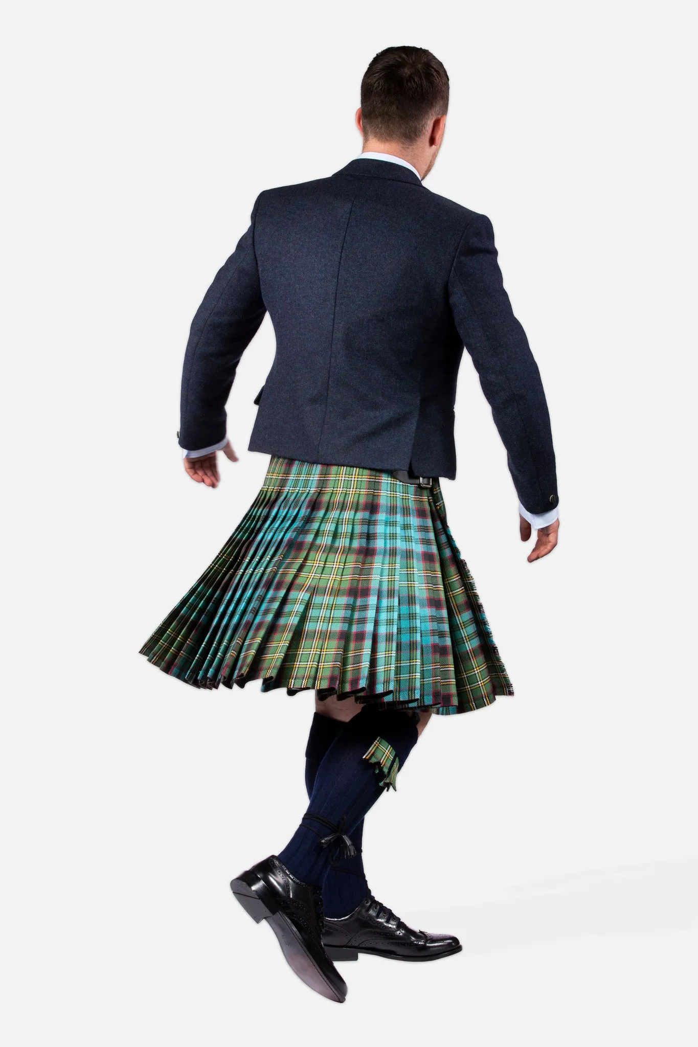 Hunting Nicolson Muted / Lovat Navy Tweed Kilt Hire Outfit