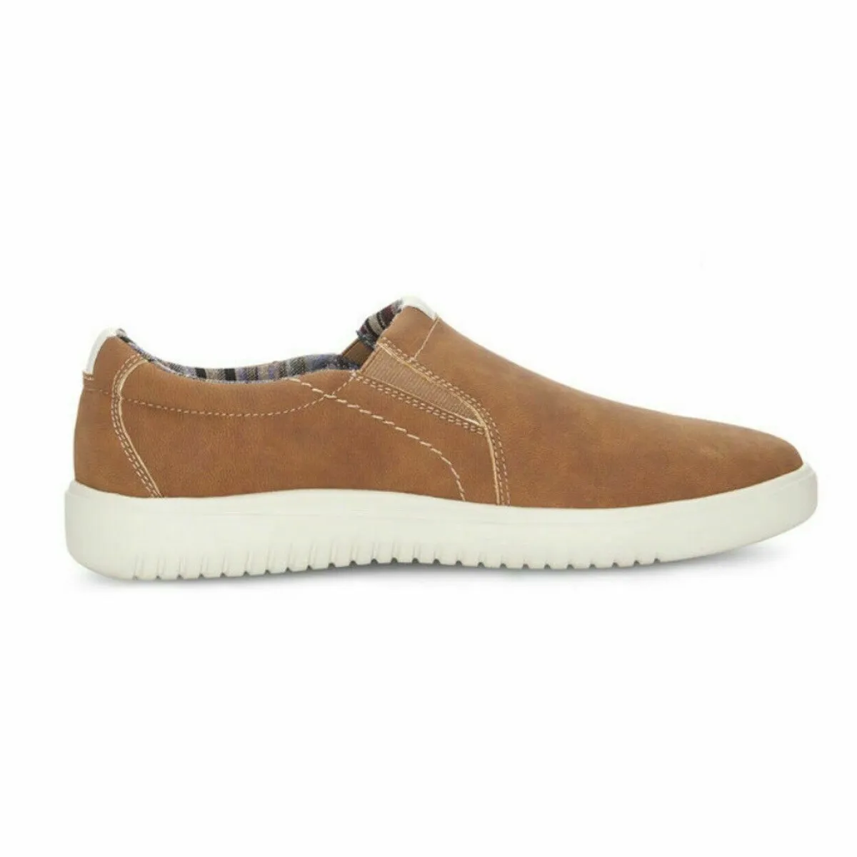 IZOD Men's Jackson Lightweight Casual Slip On Shoes (Brown)