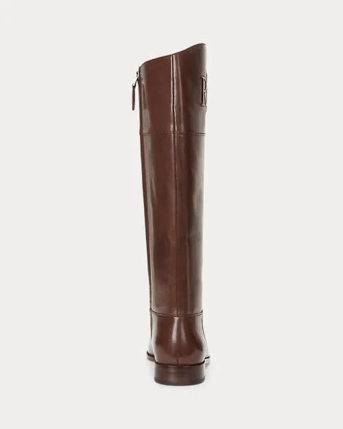 Justine Burnished Leather Riding Boot