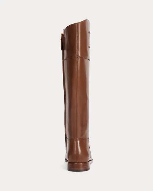 Justine Burnished Leather Riding Boot