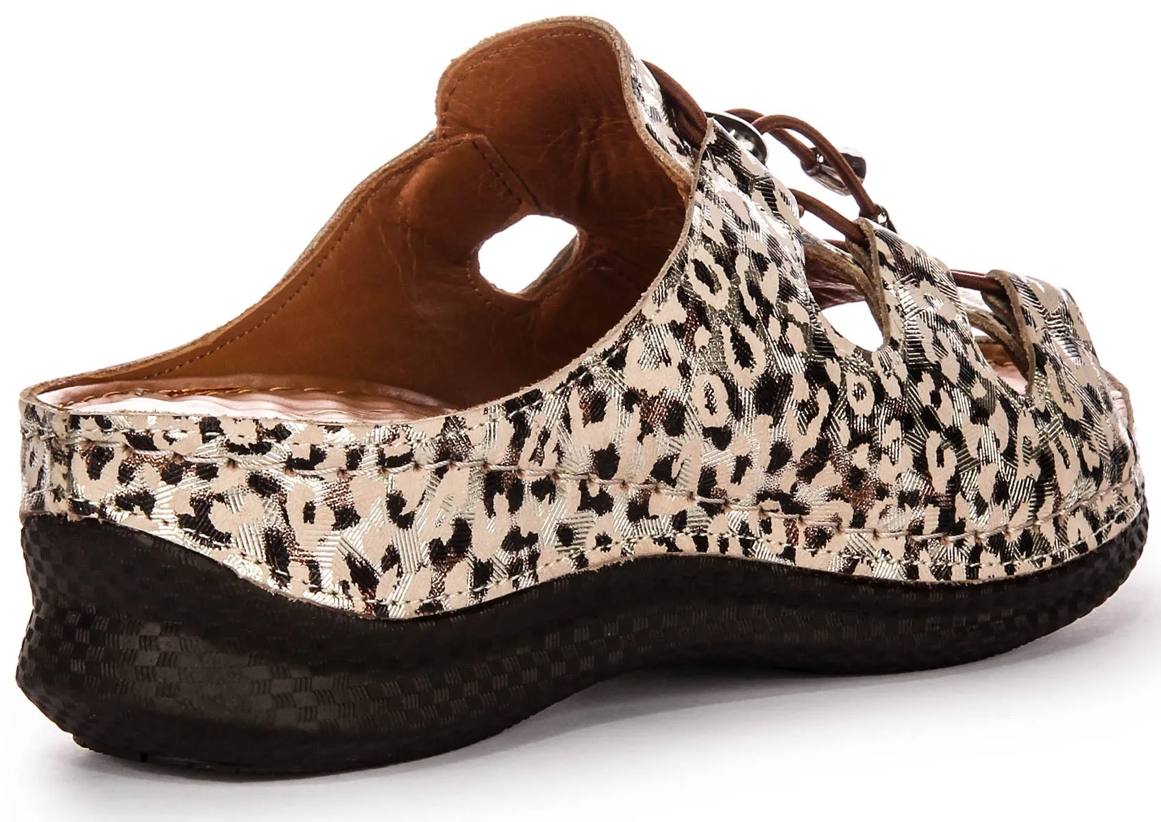 Justinreess England Kinsley Soft Footbed In Leopard For Women