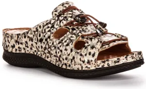 Justinreess England Kinsley Soft Footbed In Leopard For Women