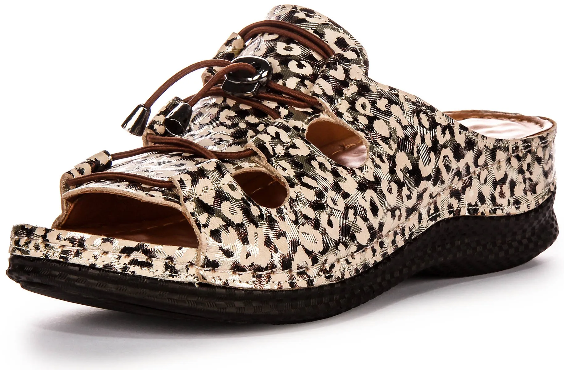 Justinreess England Kinsley Soft Footbed In Leopard For Women