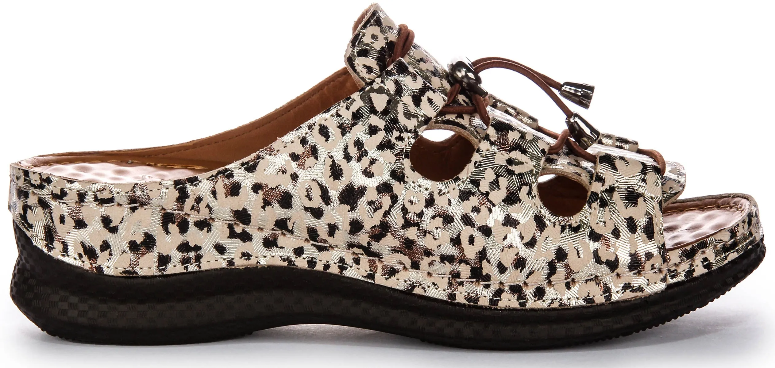 Justinreess England Kinsley Soft Footbed In Leopard For Women