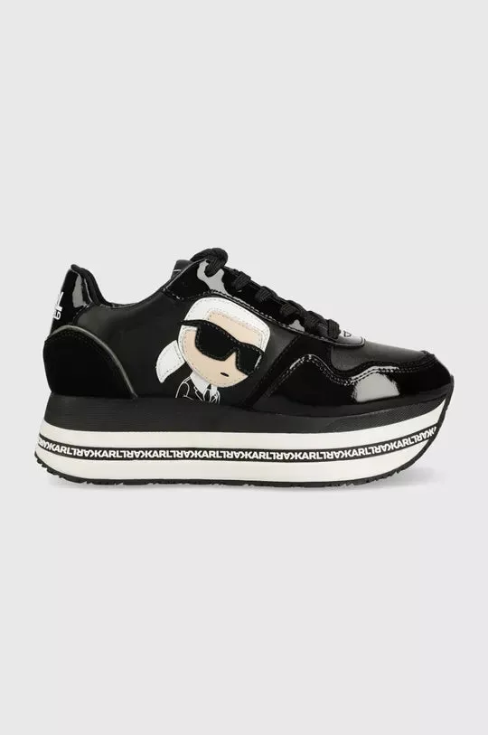 KARL LAGERFELD VELOCITA MAX SNEAKERS IN BLACK