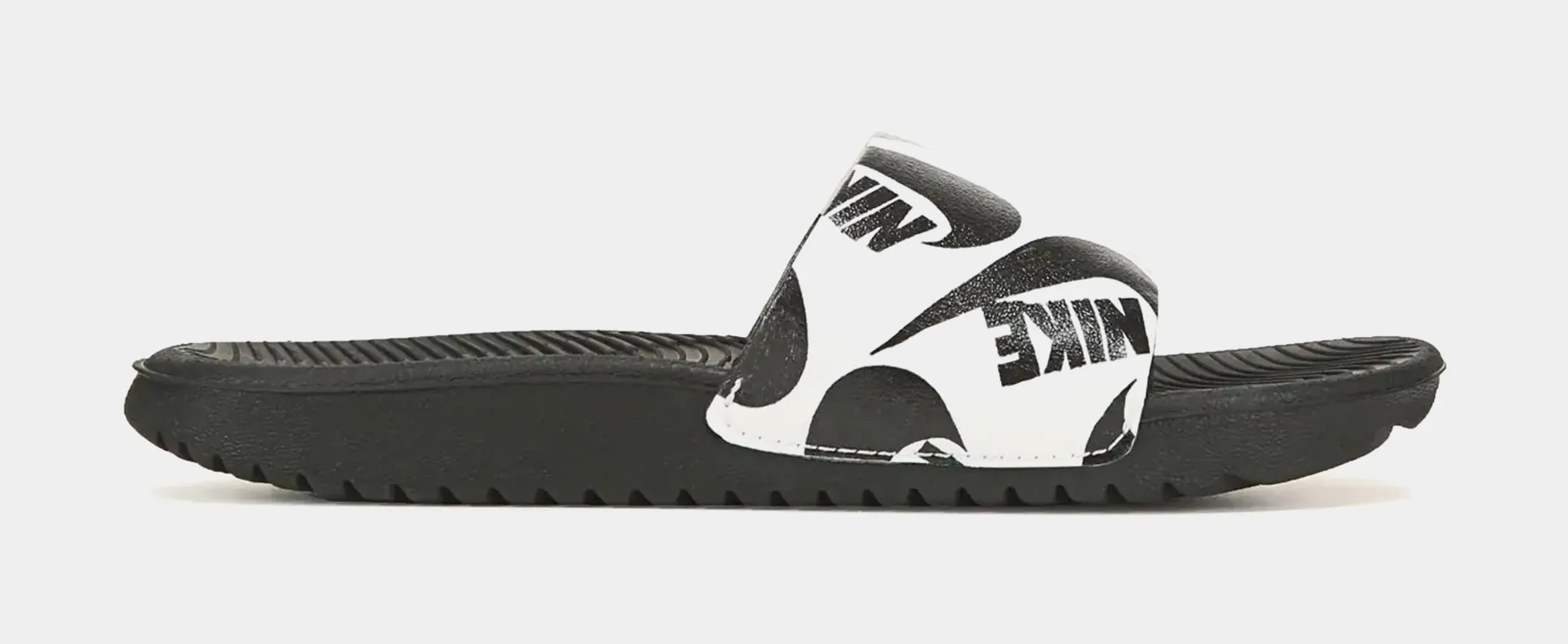 Kawa SE JDI Grade School Sandals (White/Black)