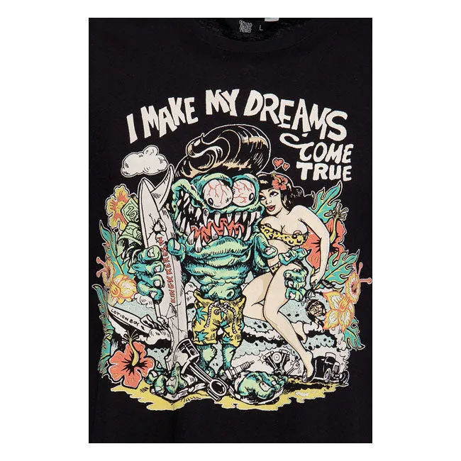 King Kerosin Make My Dreams T-Shirt Black