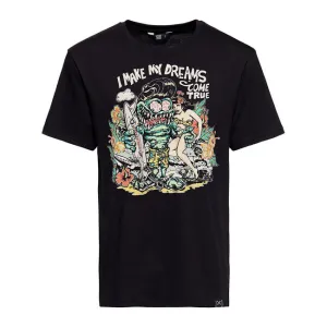 King Kerosin Make My Dreams T-Shirt Black