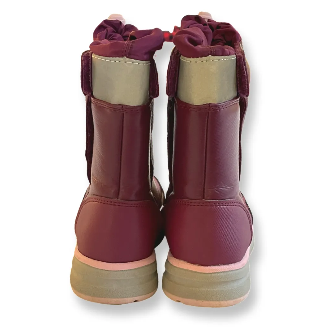 Lands' End Maroon Winter Boots - Toddler 9M