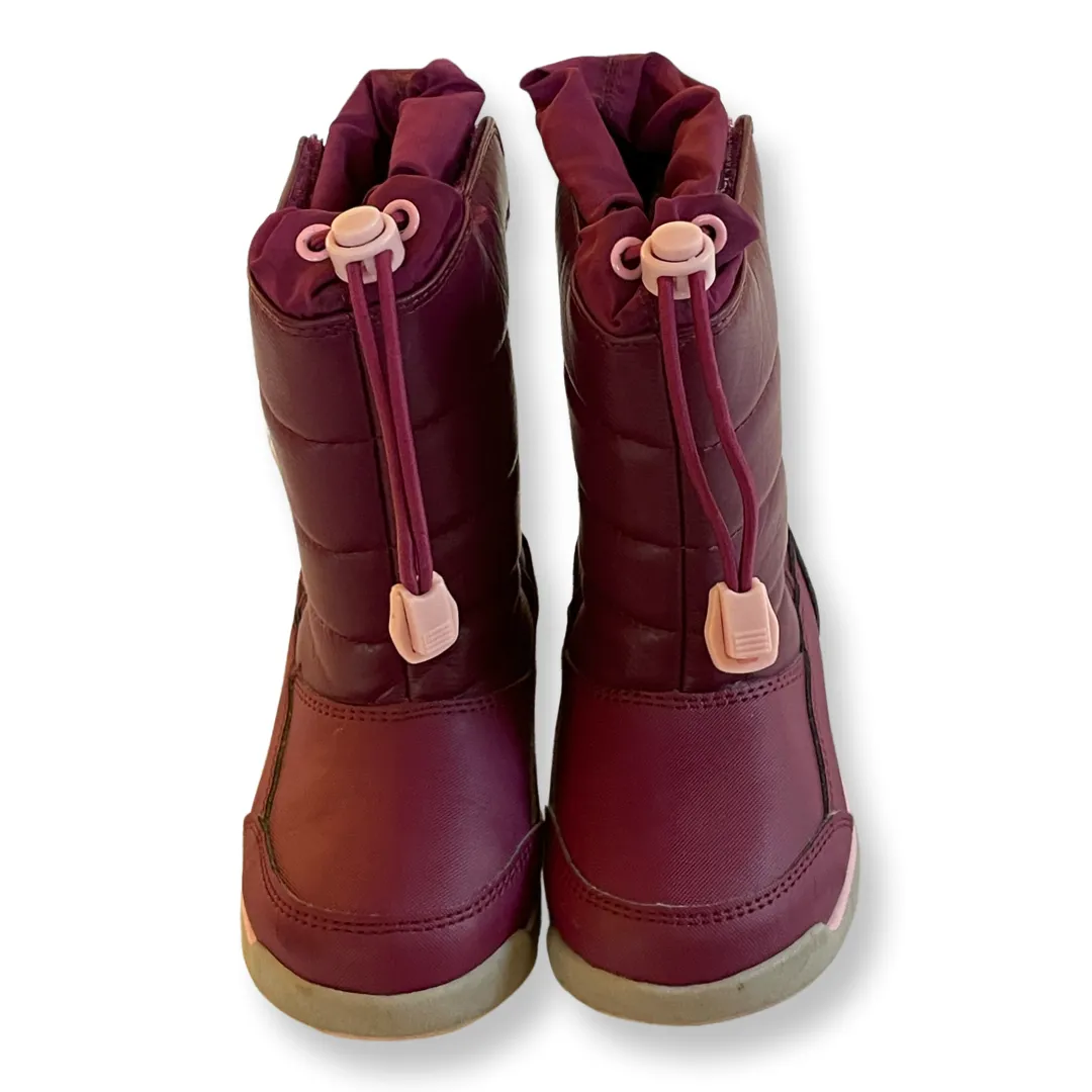 Lands' End Maroon Winter Boots - Toddler 9M