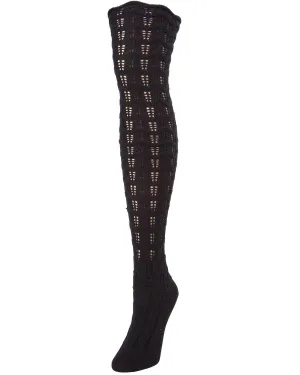 Marzipan Chevron Knit Over the Knee Boot Socks