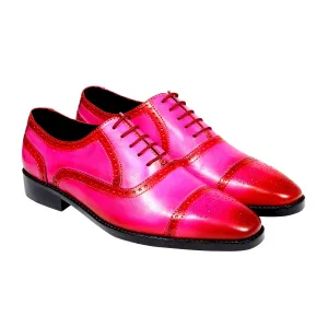 MAURO BROGUES FUCHSIA PINK