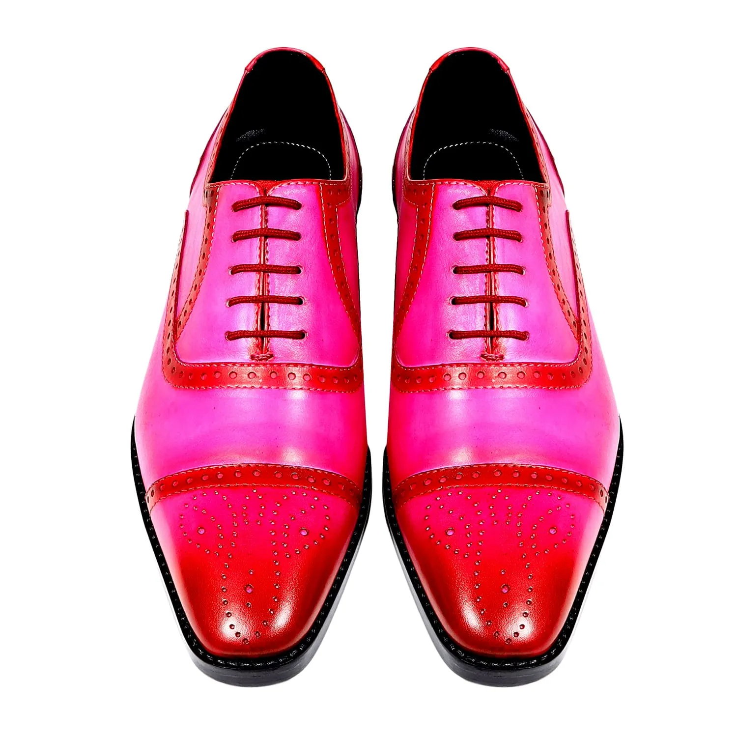 MAURO BROGUES FUCHSIA PINK