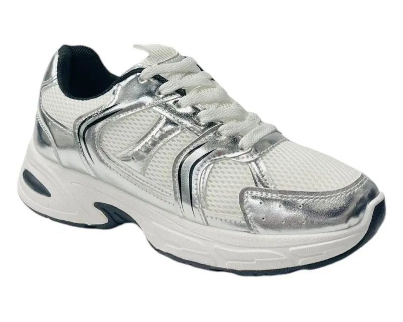 Mesh Lace Up Sports Trainers