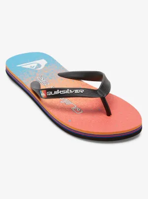 Molokai Art II Sandals - Blue/Blue/Orange