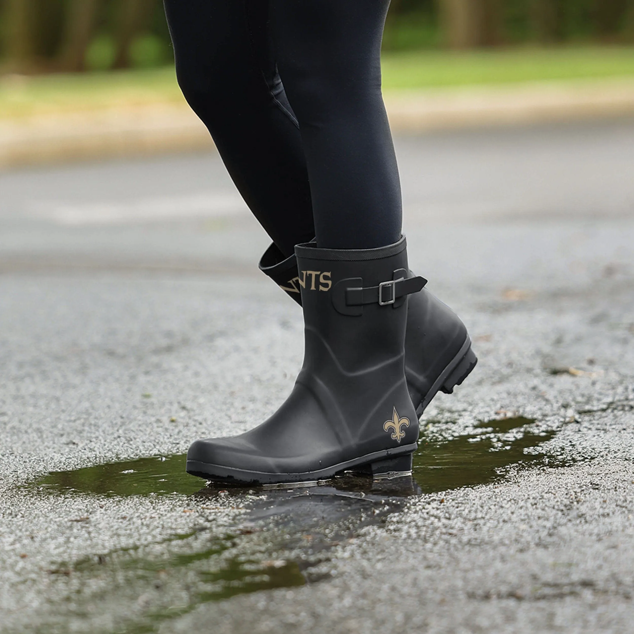 New Orleans Saints NFL Womens Storm Ready Rain Boots