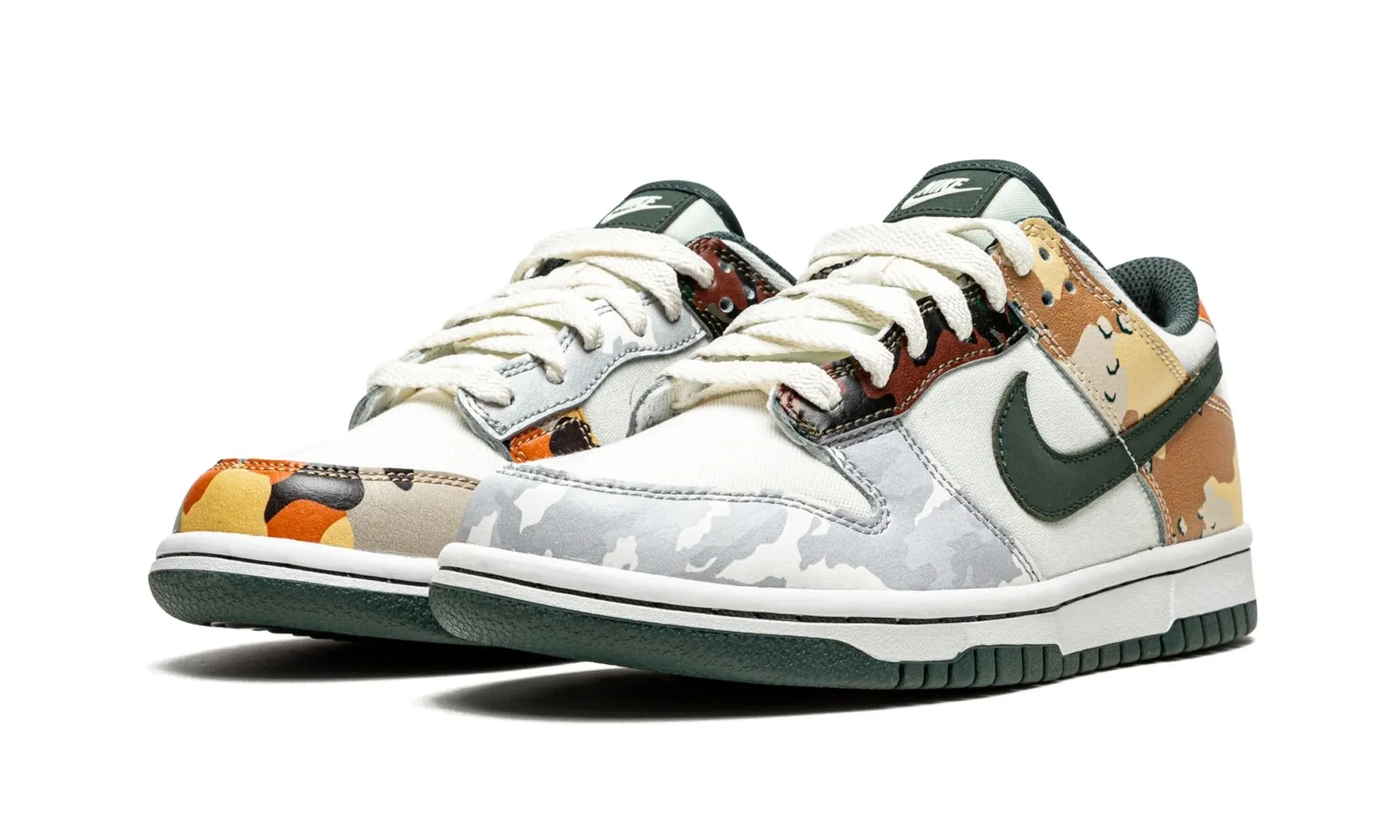 NIKE DUNK LOW SAIL MULTI CAMO (GS)