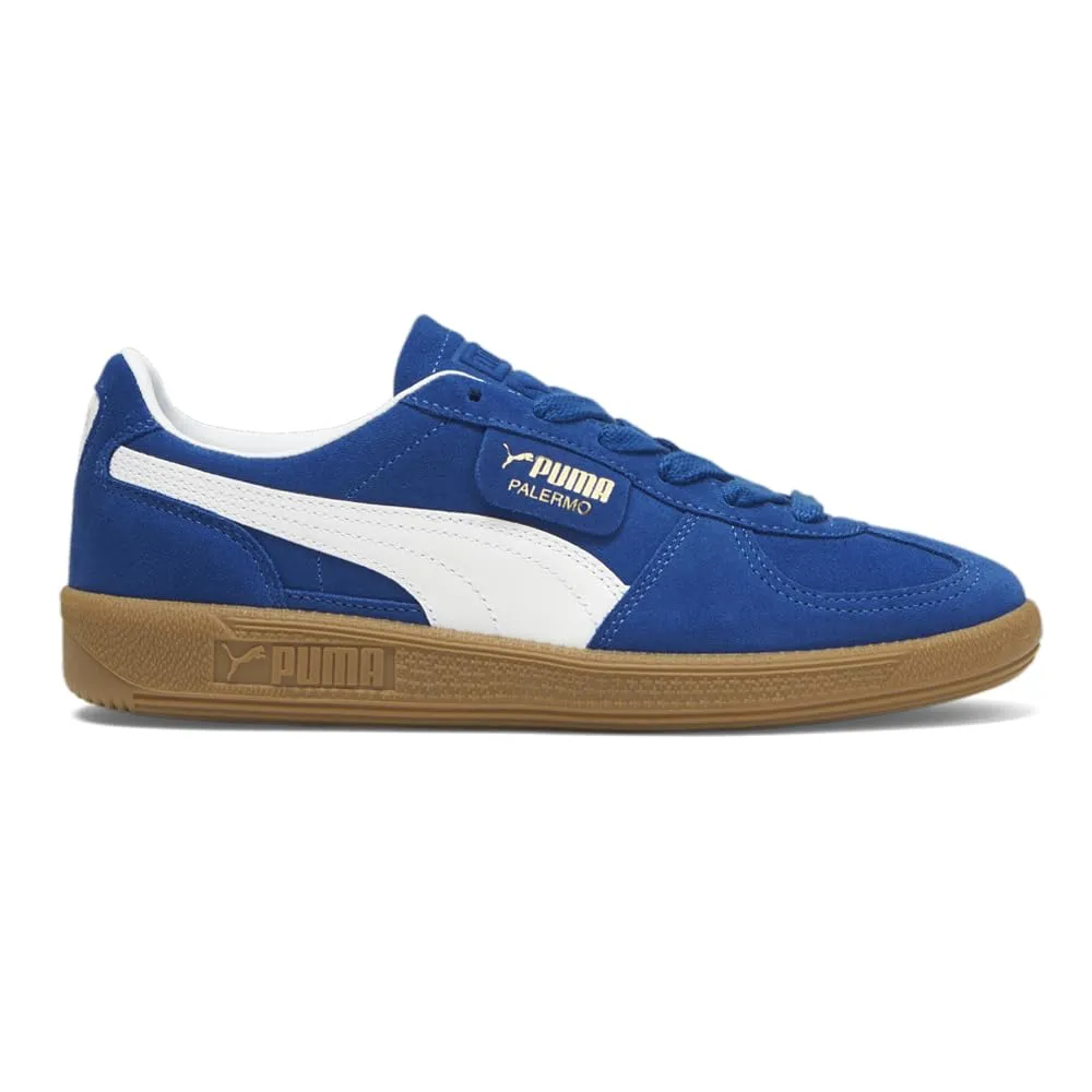 Puma Womens Palermo Lace Up Sneakers Shoes Casual - Blue