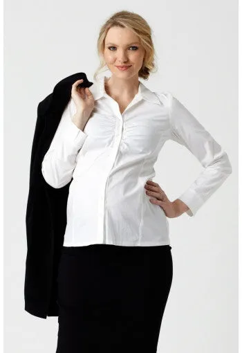 Ruched Business Shirt