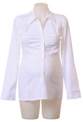 Ruched Business Shirt