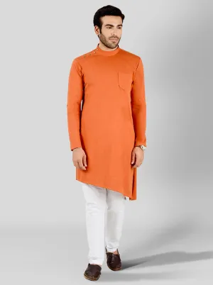 Rustic Orange Kurta | Azania