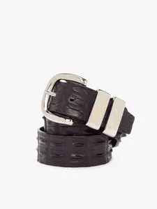 Saltwater Crocodile Belt - Mens 1.5” Black